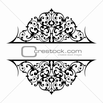 Abstract Floral Ornament