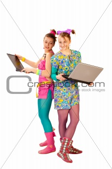 modern computer girls
