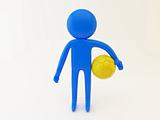 Person with ball