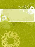 green floral pattern background