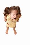 Little girl shouting,  or tantrum