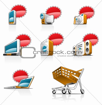 Website and Internet icons