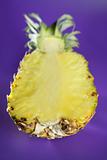 Pineapple with selective focus