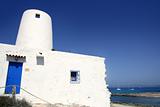 Balearic islands architecture white mill
