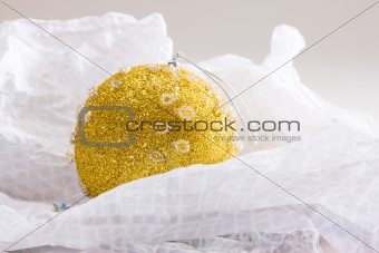 golden Christmas ball