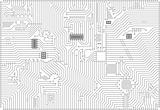 Hi-tech industrial electronic vector background     