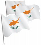 Cyprus 3d flag.