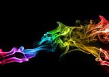 Abstract Colourful Smoke