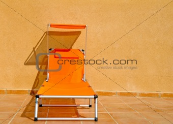Orange Sun Lounger