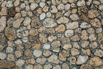 Rough stone wall texture 