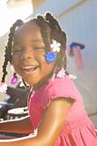 Adorable african american girl