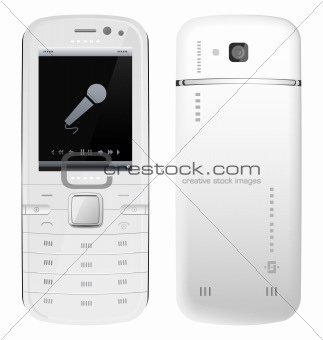 illustration of a cellular phone