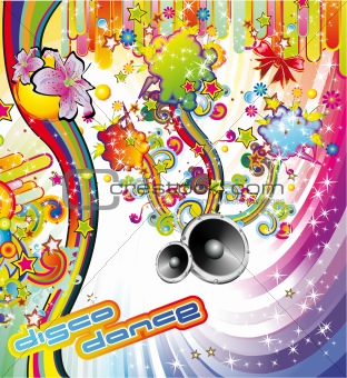 Abstract Music Event Background