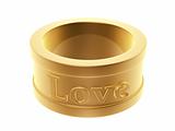 golden love ring