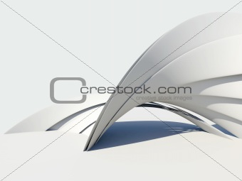 Abstract architecture form background