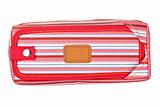 Red pencil case