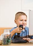 Boy Playing Computer Games
