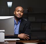 Man at Computer Desk