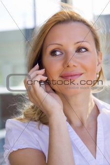 businesswoman on the phone