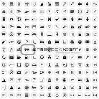 170 icons set