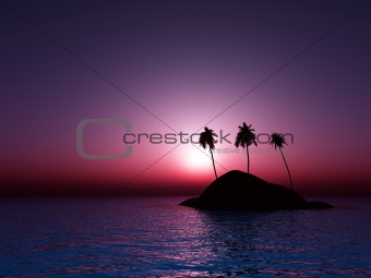 Tropical Sea Sunset