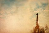 old-fashioned Eiffel Tower