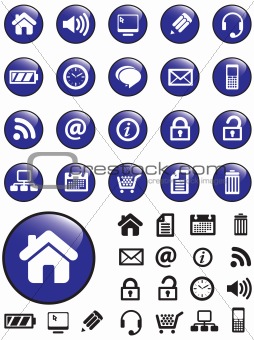 Blue Computer Icons