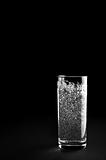 Glass of mineral water