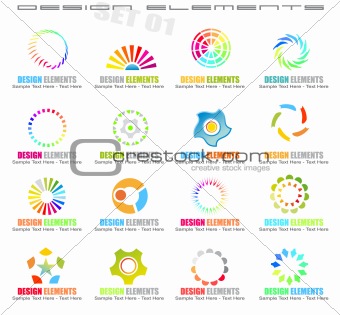 Abstract Design Elements - Set 1