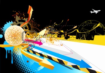 abstract party design