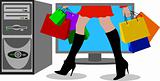 e-commerce-shopping woman