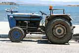 Tractor by the beach