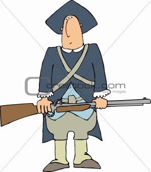 cartoon american soldier