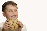 Boy with cookie