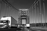 George Washington Bridge in Black and White