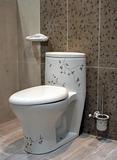 Floral toilet - home interiors