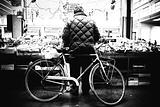Shopping with bike
