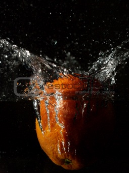 Orange splash