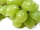 Green grapes macro 1
