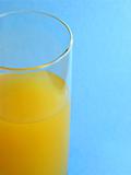 Orange juice tall glass