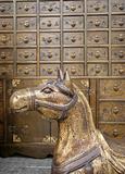 Bronze antique horse