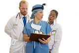 Three Medical Healthcare Staff