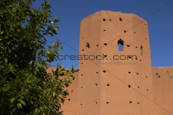 Part of city wall Marrakech