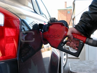 Gas pump fueling
