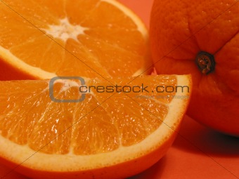Orange oranges closeup 1