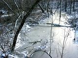 Frozen river