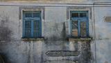 Old Unoccupied House Window in Candarli, Turkey