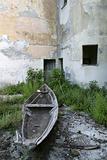 abandoned fishing boat