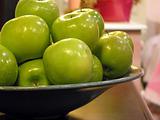 Green apples bowl