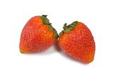 Strawberries with clipping path